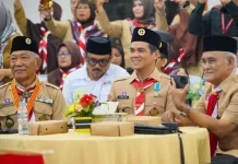 Bupati Irwan Lepas Kontingen Pramuka Nunukan ke Jamnas XII 2026 di Cibubur