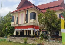 Akses Kantor Camat Sebatik Utara Masih lewat Malaysia