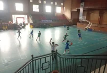 Perbasi Nunukan Menyelenggarakan Pertandingan Bola Basket tingkat SD dan SMP
