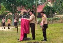 Anggota DPRD Nunukan Pimpin HUT Pramuka ke-65. Gabungan SMP & SMA Katolik