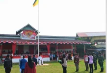 Wabup Hermanus Pastikan Kesiapan Upacara HUT ke-81 RI di Lumbis