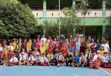 SDN 002 Nunukan Tampilkan Keberagaman di HUT ke-81 RI