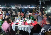 Pererat Ikatan Serumpun Bersama Pejabat Daerah Nabawan Sabah di Lumbis Raya