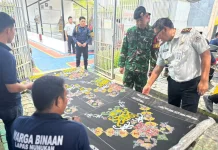 Dansatgas Pamtas RI–MLY Tinjau Kegiatan Pembinaan Warga Binaan di Lapas Nunukan