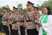 Kapolres Nunukan Menggelar Sertijab di Lingkup Polres Nunukan