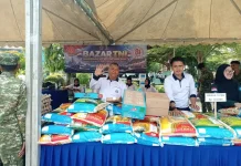 Lanal Nunukan Telah Menyelenggarakan Bazar TNI Peringati HUT TNI ke 81 tahun