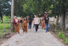 Jalan di RT 11 Nunukan Timur Dipasangi Paving Block untuk Mudahkan Warga