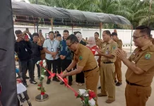 Perdana Stasiun Pengisian Bahan Bakar Umum Nelayan di Kelurahan Tanjung Harapan