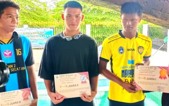 SMAN 1 Nunukan Selatan Sukses Raih Juara Pertama Lomba Renang di Ajang O2SN 2026