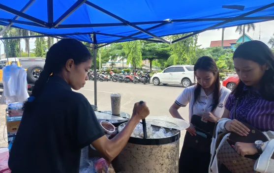 Alun-alun Nunukan Jadi Lokasi Favorit Pelaku Usaha Minuman