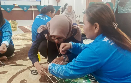 Inovasi Baru Ubah Pandan Nunukan Jadi Tas dan Dekorasi Rumah
