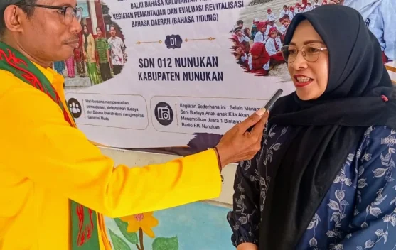 Tim Bahasa Kaltim Apresiasi Penerapan Bahasa SD 012