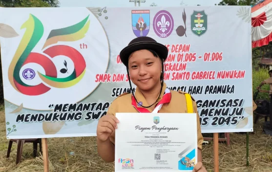 Thea, Siswi Nunukan Juara 1 Cipta Lagu FLS3N Kaltara Siap ke Nasional