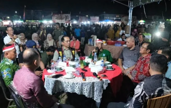 Pererat Ikatan Serumpun Bersama Pejabat Daerah Nabawan Sabah di Lumbis Raya