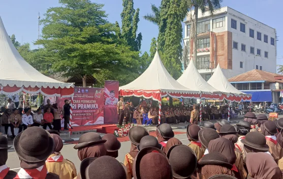 Peringatan Hari Pramuka Kukuhkan 80 Pramuka Garuda