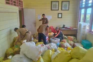 BPBD Nunukan Terus Menangani Tanggap Bencana Tanah Longsor di Krayan Selatan