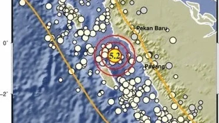 Gempa M 5,2 Guncang Mentawai, Getaran Terasa hingga Padang dan Pasaman