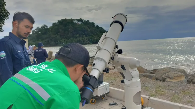 Hilal di Sumbar Mustahil Terlihat, Masih di Bawah Ufuk
