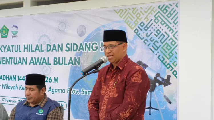 Rukyatul Hilal di Sumbar, Hilal Masih Jauh di Bawah Ufuk