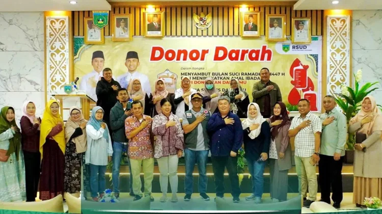 Pemko Padang Panjang  Gelar Aksi Donor Sambut Ramadan