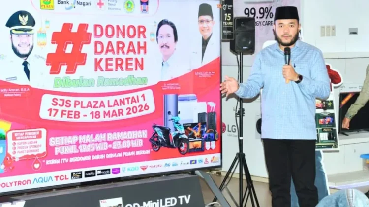 PMI Padang Kembali Gandeng SJS Plaza untuk Aksi Kemanusiaan