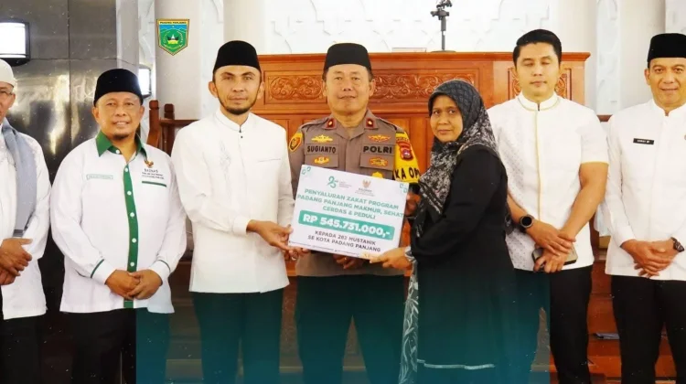 Baznas Padang Panjang Dukung Pendidikan, Kesehatan, dan Ekonomi Mustahik