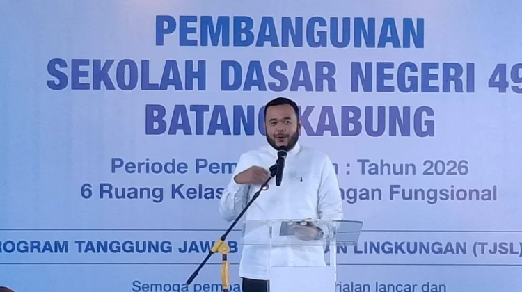 Hancur Diterjang Banjir, SDN 49 Batang Kabung Kembali Dibangun