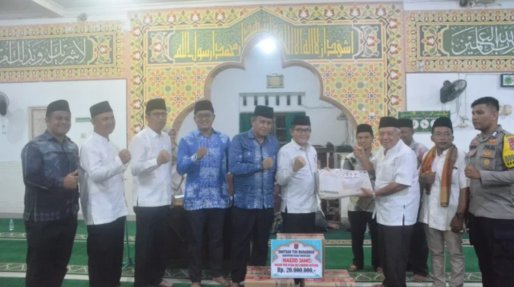 Safari Ramadan di Masjid Jami’ Cacang Tinggi, Perbaikan Pascabencana Dibahas