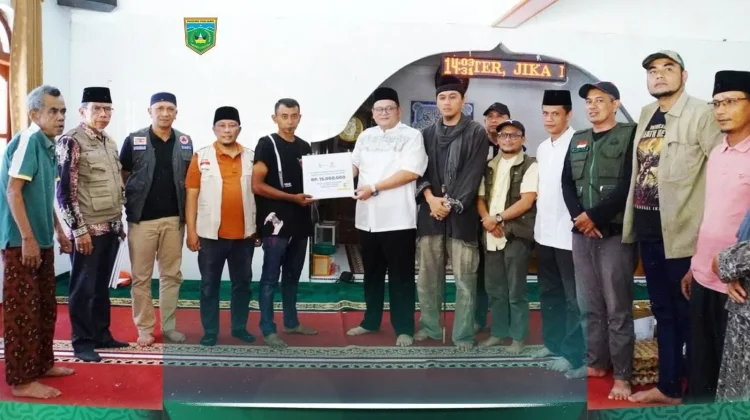 Korban Kebakaran Sungai Andok Terima Bantuan Lanjutan