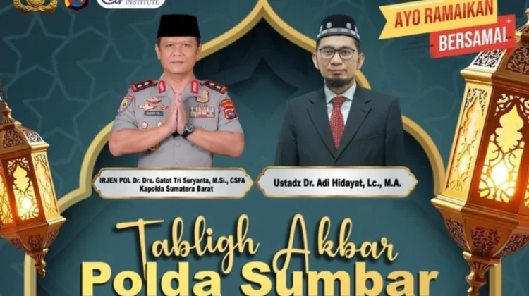 Polda Sumbar Ajak Warga Hadiri Tabligh Akbar
