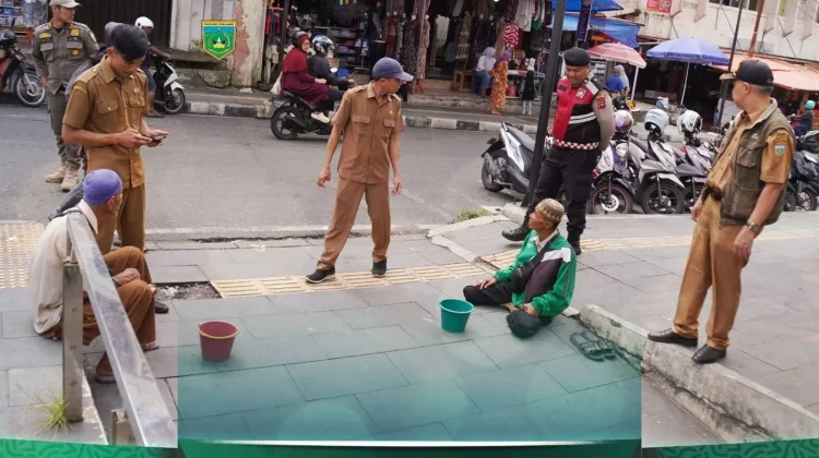 Pemko Padang Panjang Tertibkan Gelangangan Pengemis