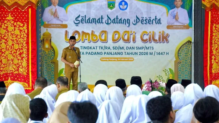 Lomba Dai Cilik, Kembangkan Potensi Pelajar di Padang Panjang