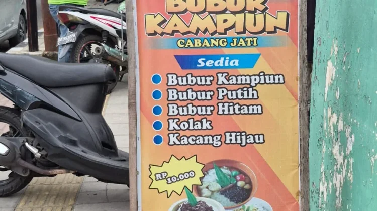 Takjil Bubur Kampiun yang menggoda
