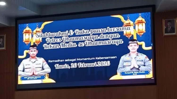 Polres Dharmasraya Gelar Buka Puasa Bersama Insan Pers Daerah