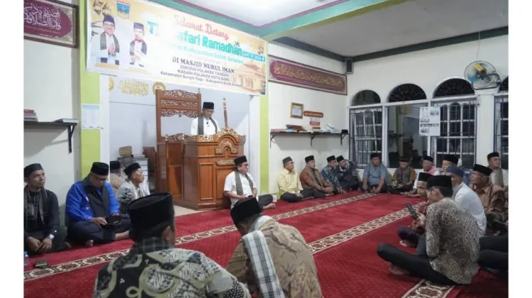 Dapat Bantuan dari Pemkab Solsel, Masjid Nurul Iman Pulakek Tangah Bakal Dipugar