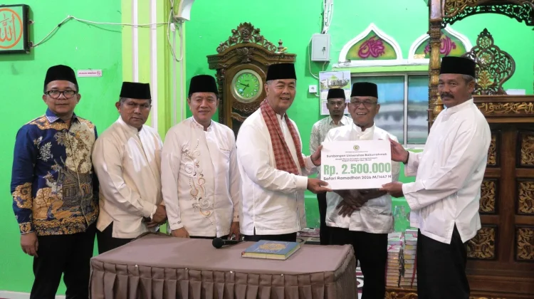 TSR Sumbar Kunjungi Nagari Katiagan, Serahkan Bantuan Pembangunan Masjid