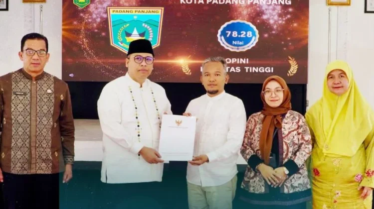 Padang Panjang Raih Opini Kualitas Tinggi Ombudsman