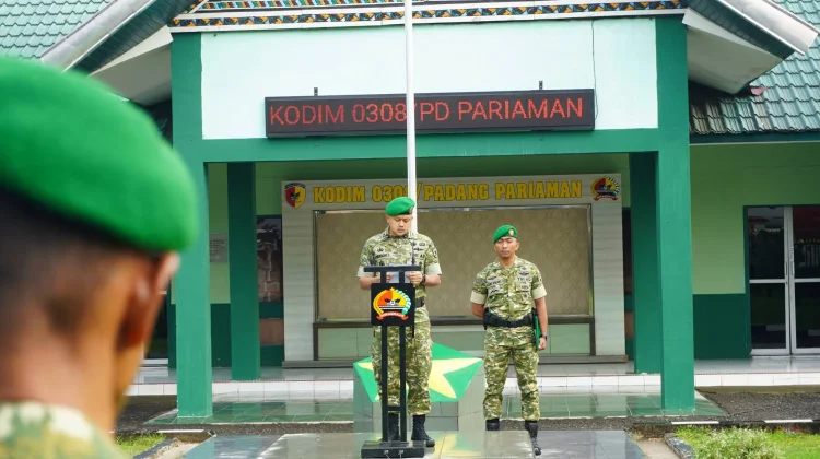 Kodim 0308/Padang Pariaman Gelar Upacara Pindah Satuan Anggota