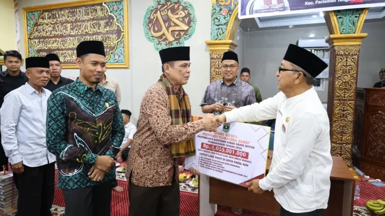 Safari Ramadan, Sekdaprov Sumbar Kunjungi Masjid Nurul Islam Jalan Kereta