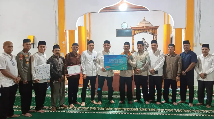 TSR Pasbar Serap Aspirasi dan Salurkan Bantuan Masjid Gunung Sangkur