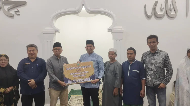 TSR Padang Panjang Serahkan Bantuan ke Musala Quba Pita