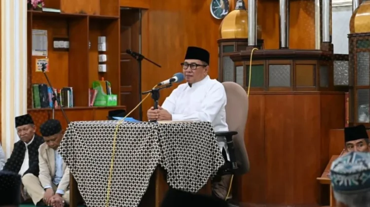 Walikota Ramlan Paparkan Program Strategis Ramadan di Masjid Jami’ Tigo Baleh