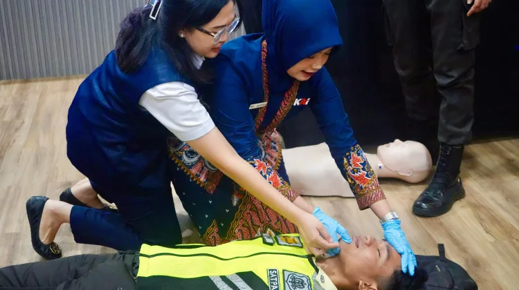 Penyuluhan Kesehatan Sambut Angkutan Lebaran KAI Sumbar