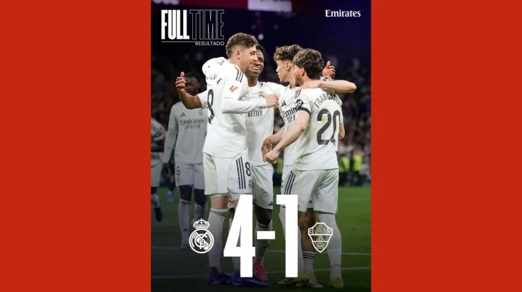 Dominasi Madrid Hajar Elche di Bernabéu