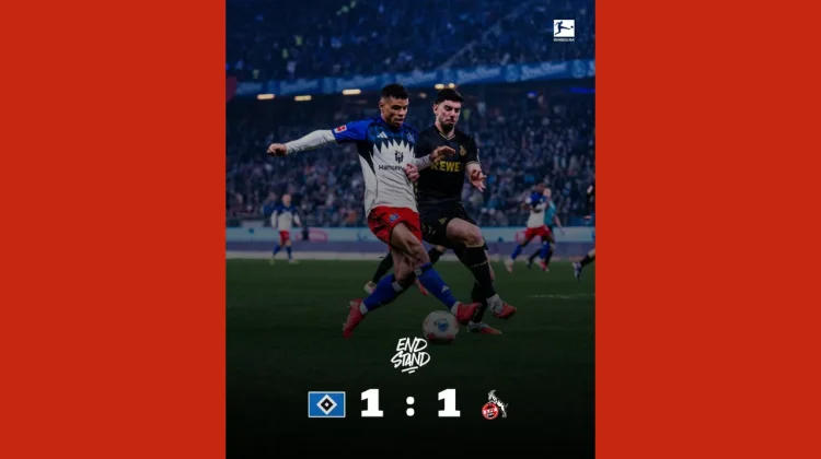 Duel Seru Hamburg vs Köln Berakhir Imbang