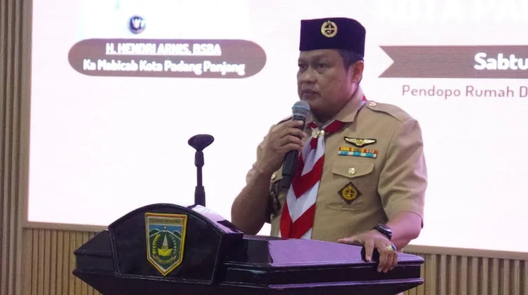Muscab Luar Biasa Pramuka Padang Panjang Tetapkan Nasrul sebagai Ketua Kwarcab