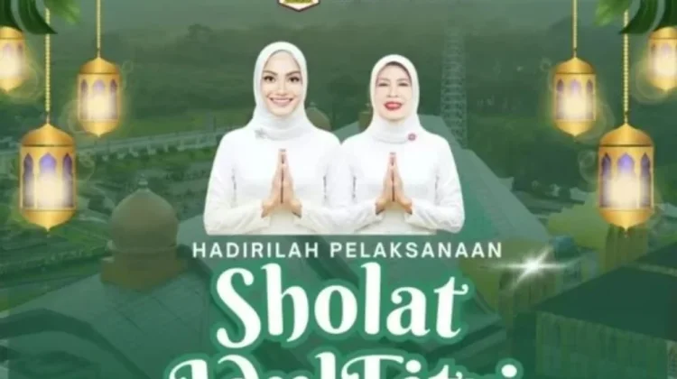 Masjid Agung Dharmasraya Jadi Pusat Salat Id, Bupati Annisa Ajak Warga Hadir