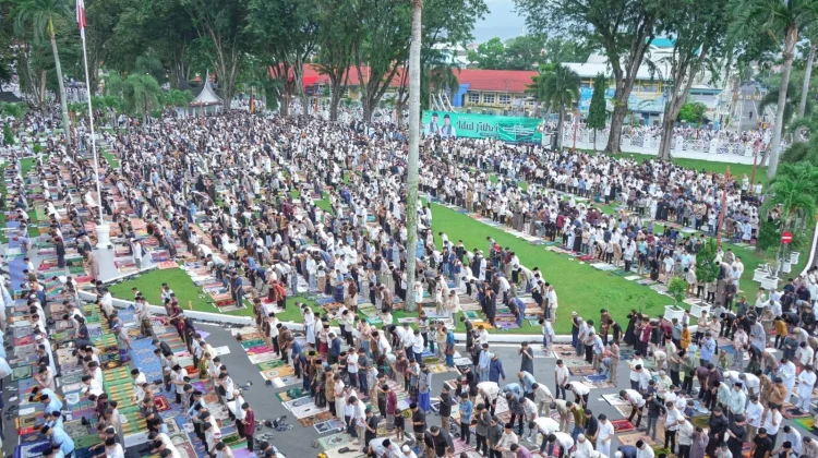 Gubernur Sumbar Sampaikan Empat Pesan Penting saat Salat Idulfitri 1447 H