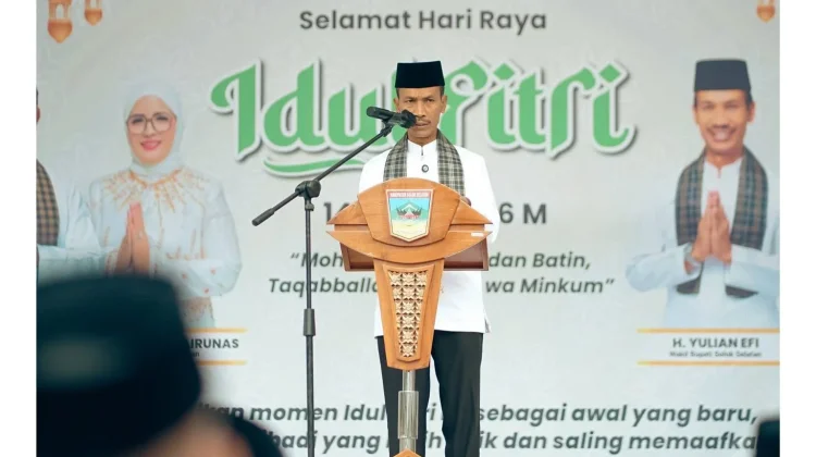 Sholat Idul Fitri di Solok Selatan Berlangsung Khidmat