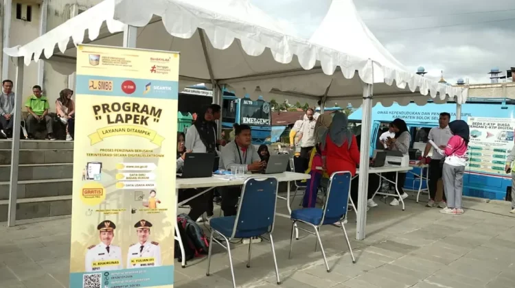 Layanan Lapek Solok Selatan Kembali Digelar pada CFD usai Lebaran